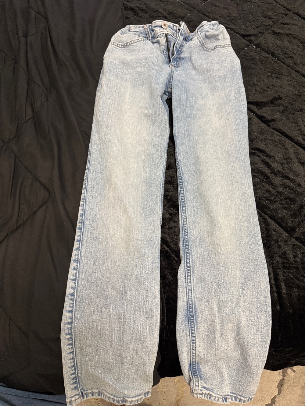 abercrombie kids Light Blue Flare Jeans